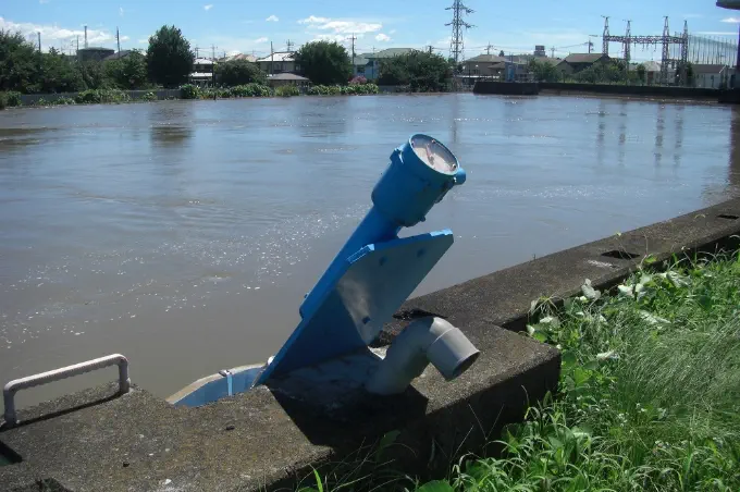 川原用水制水門